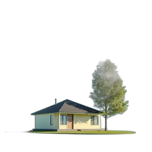 building, tree, furniture, umbrella transparent PNG cut-out
