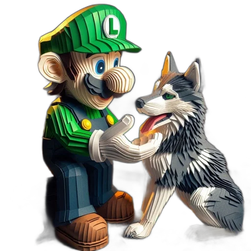 animal, pixel art, concept art, fantasy art transparent PNG cut-out