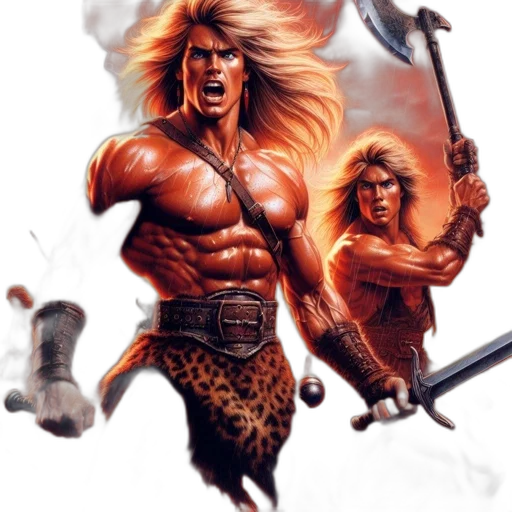 fantasy art, comic book art, concept art, photorealistic transparent PNG cut-out
