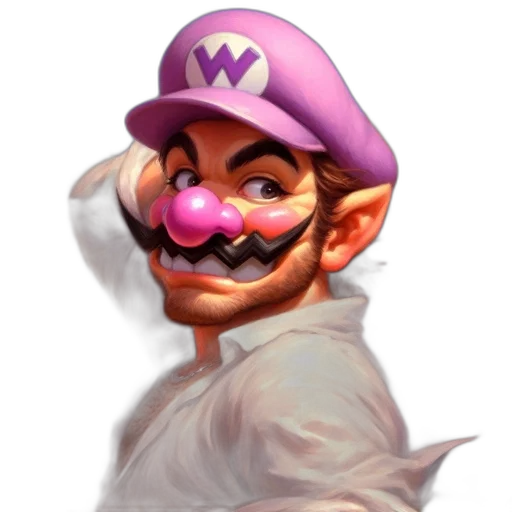 face, hat, mask, staff transparent PNG cut-out