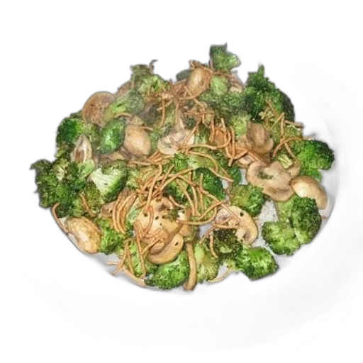 food, crown, 3d render, plate transparent PNG cut-out
