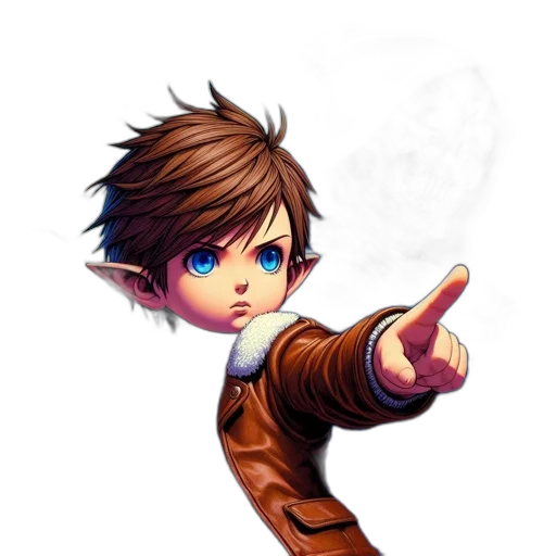 staff, face, weapon, jacket transparent PNG cut-out