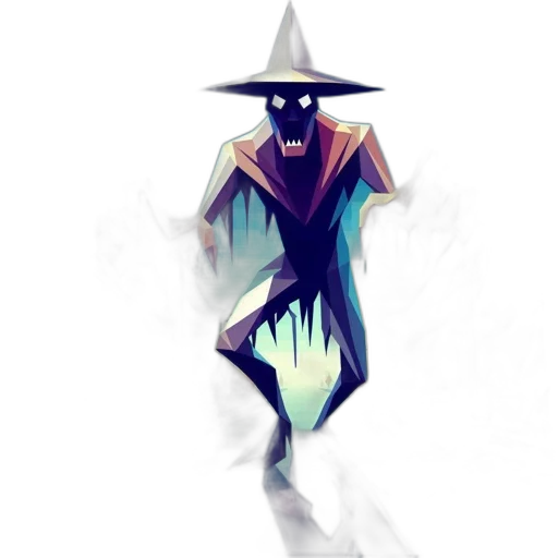 staff, mask, creature, hat transparent PNG cut-out