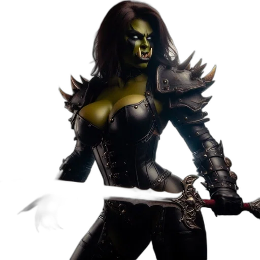 concept art, fantasy art, comic book art, 3d render transparent PNG cut-out