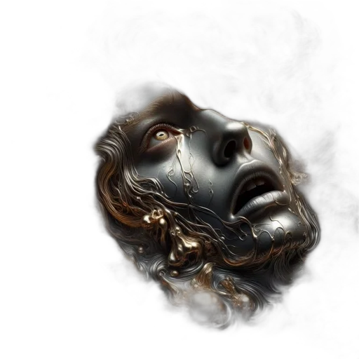 mask, face, crown, hair transparent PNG cut-out