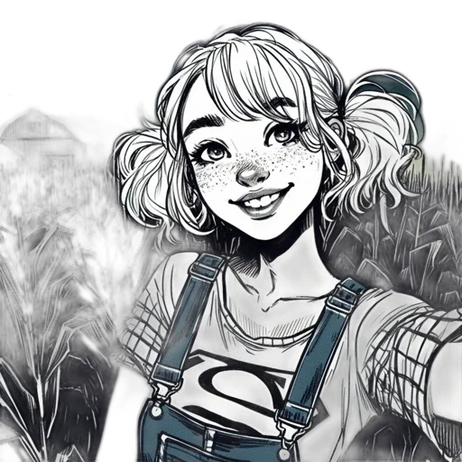 comic book art, cartoon, concept art, fantasy art transparent PNG cut-out