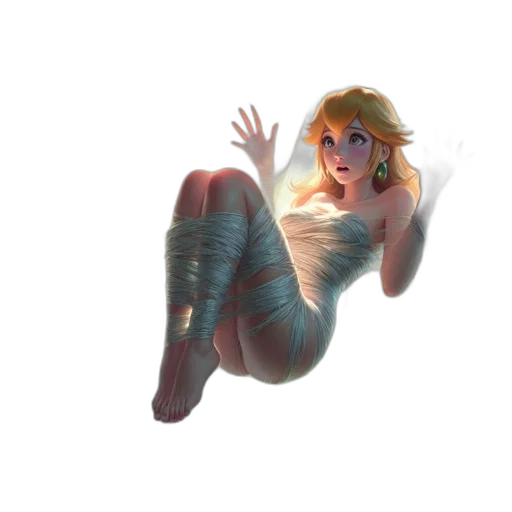 dress, creature, shoes, weapon transparent PNG cut-out