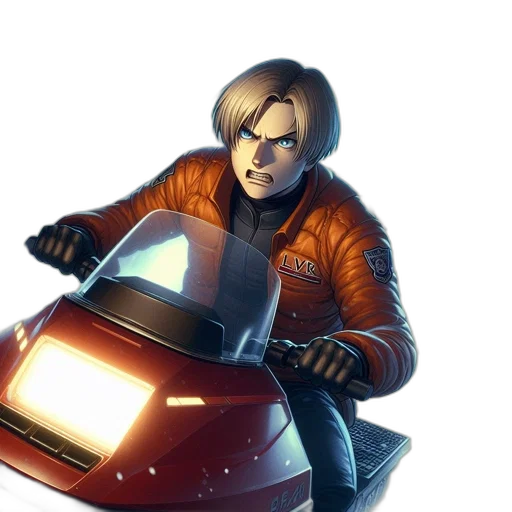 jacket, car, concept art, cyberpunk transparent PNG cut-out
