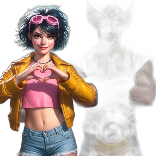 jacket, concept art, comic book art, fantasy art transparent PNG cut-out
