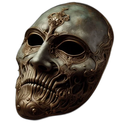 mask, face, jewelry, crown transparent PNG cut-out