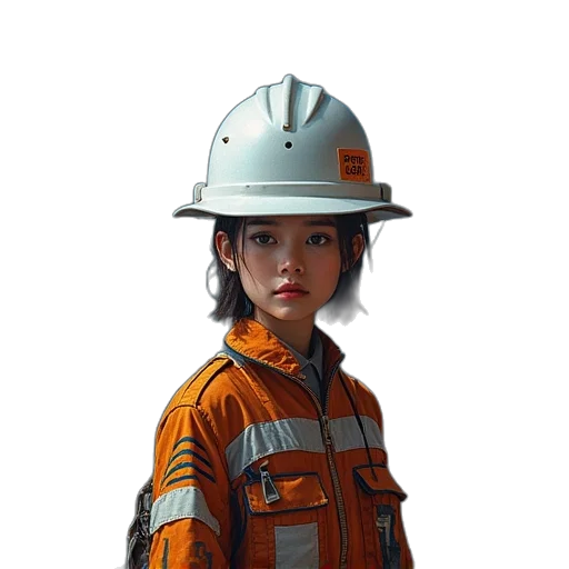 robot, staff, jacket, face transparent PNG cut-out