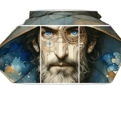 umbrella, furniture, face, fantasy art transparent PNG cut-out