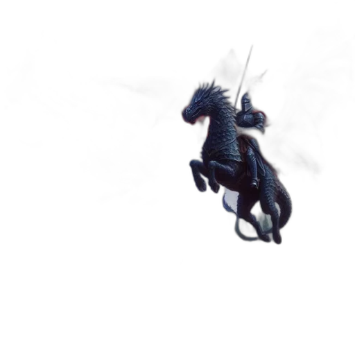 dragon, animal, sword, creature transparent PNG cut-out