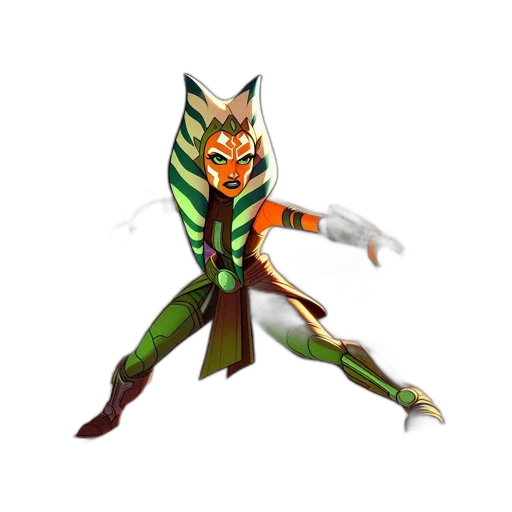staff, mask, creature, animal transparent PNG cut-out