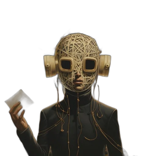 mask, face, robot, staff transparent PNG cut-out