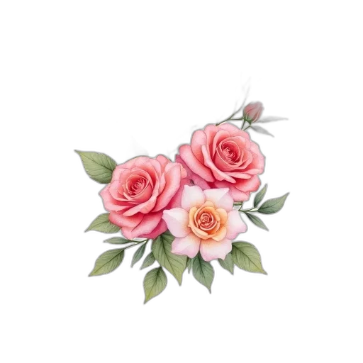 flower, crown, jewelry, photorealistic transparent PNG cut-out