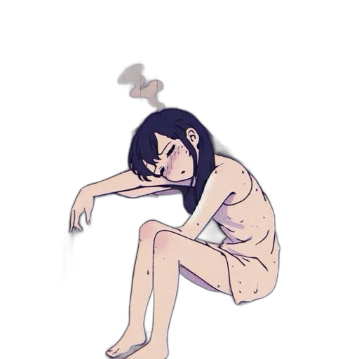 dress, creature, mask, staff transparent PNG cut-out