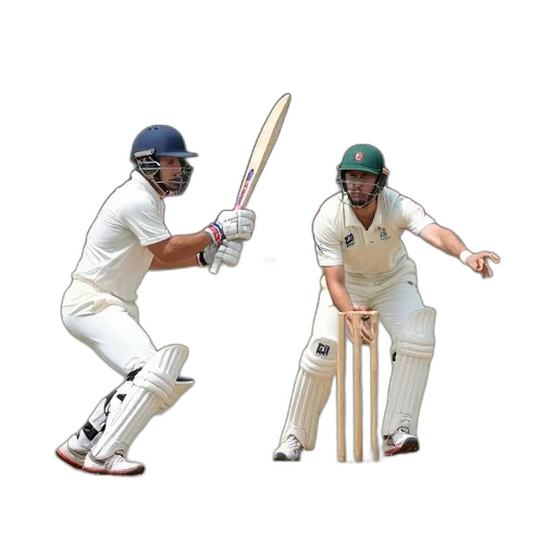 cricket, match, progress, grassy transparent PNG cut-out