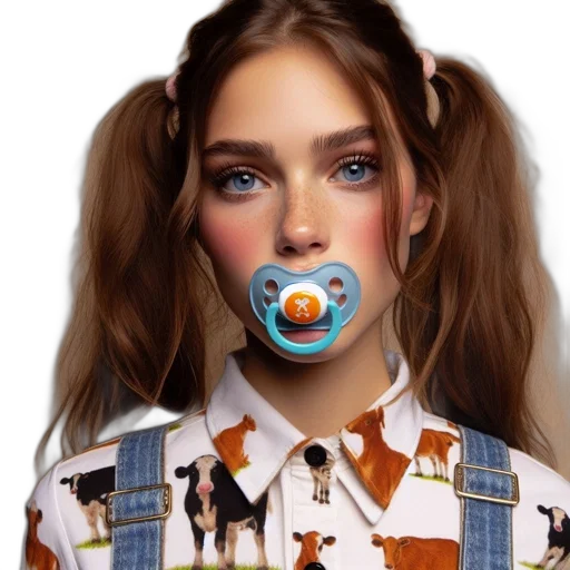 face, mask, hair, photorealistic transparent PNG cut-out