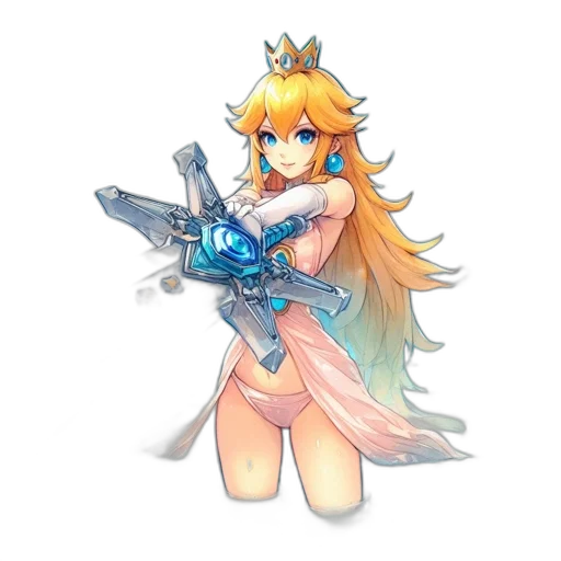 weapon, sword, crown, staff transparent PNG cut-out