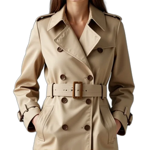 jacket, dress, photorealistic, earth tones transparent PNG cut-out