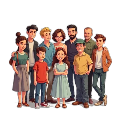 staff, cartoon, concept art, pixel art transparent PNG cut-out