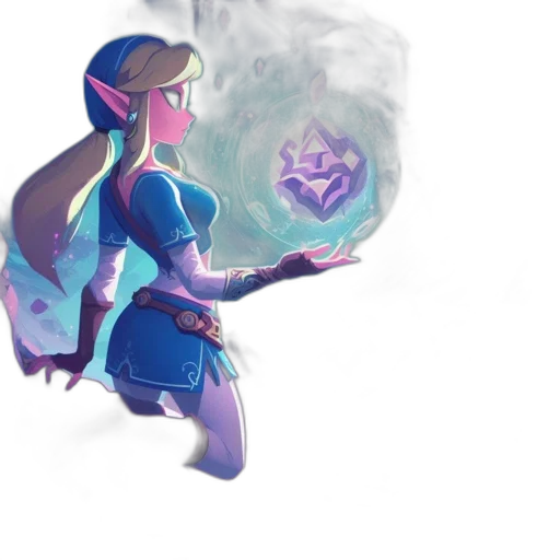 staff, concept art, fantasy art, pixel art transparent PNG cut-out
