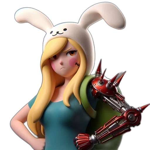 robot, weapon, staff, dress transparent PNG cut-out