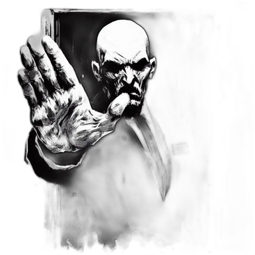 face, mask, comic book art, concept art transparent PNG cut-out
