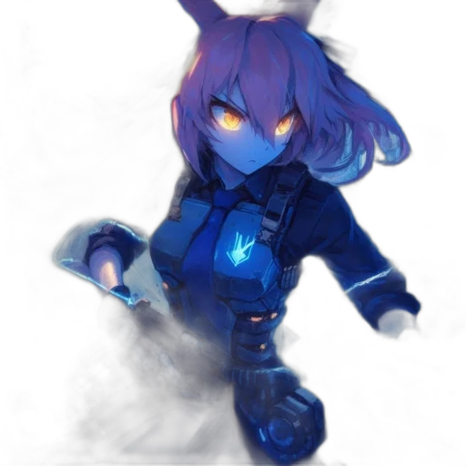 robot, weapon, staff, mask transparent PNG cut-out