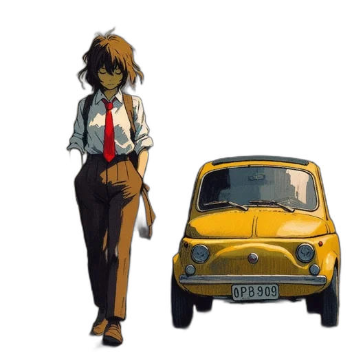 car, dress, robot, jacket transparent PNG cut-out