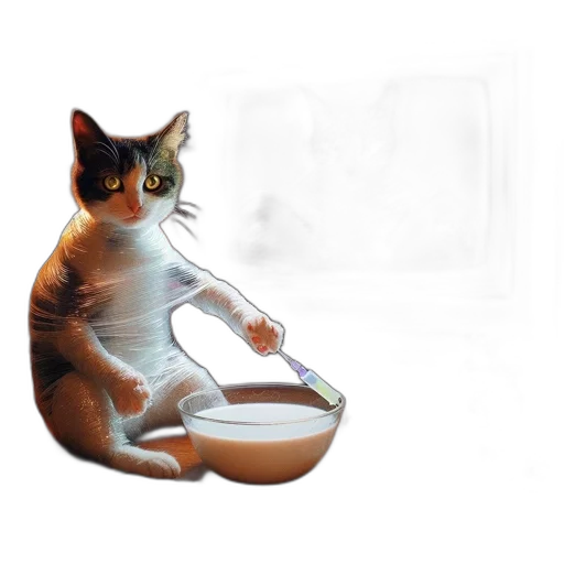 staff, robot, animal, photorealistic transparent PNG cut-out