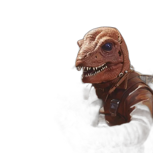 creature, dragon, mask, robot transparent PNG cut-out