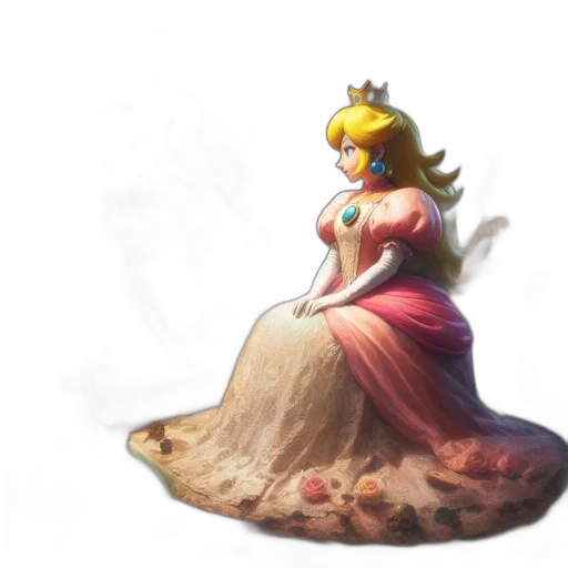 crown, dress, hat, concept art transparent PNG cut-out