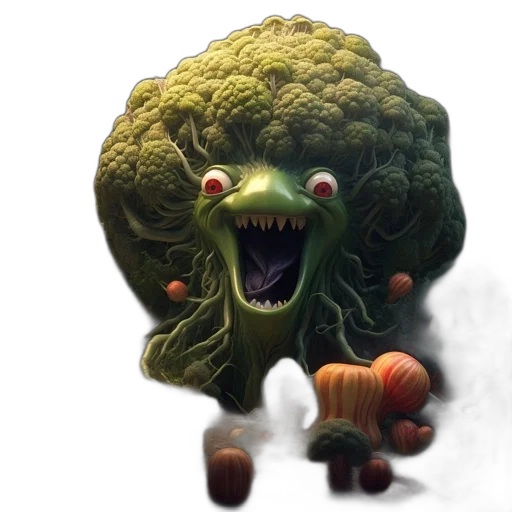 creature, food, face, animal transparent PNG cut-out