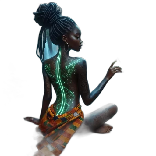dress, jewelry, concept art, 3d render transparent PNG cut-out