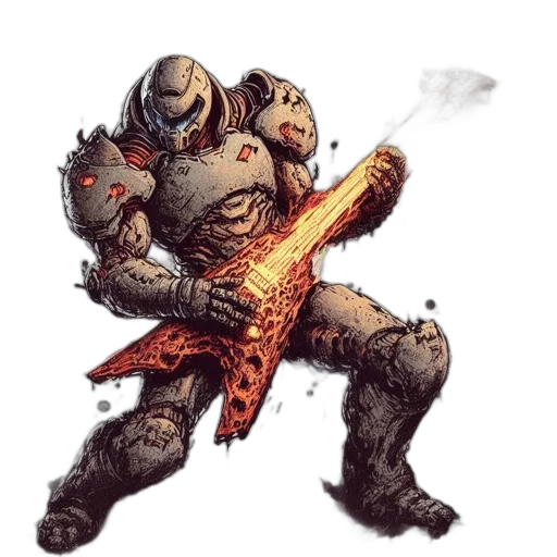 weapon, creature, robot, staff transparent PNG cut-out