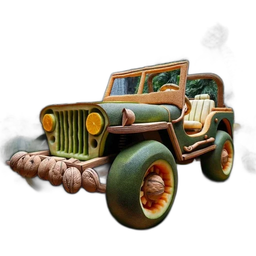 car, weapon, concept art, photorealistic transparent PNG cut-out
