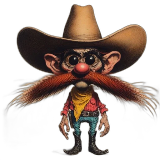 hat, mask, staff, animal transparent PNG cut-out