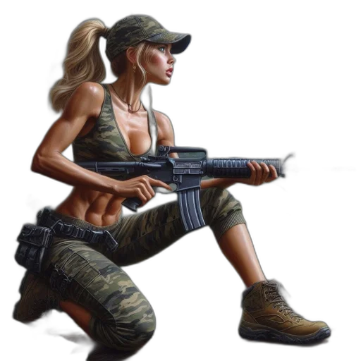 weapon, concept art, pixel art, photorealistic transparent PNG cut-out