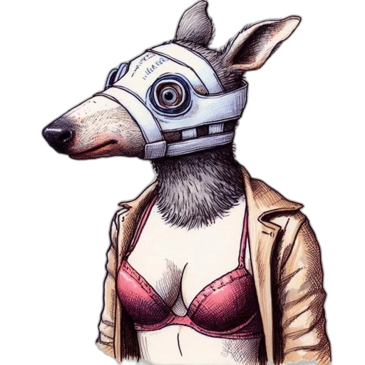 mask, robot, dress, animal transparent PNG cut-out