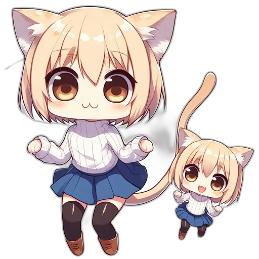 staff, creature, animal, anime transparent PNG cut-out