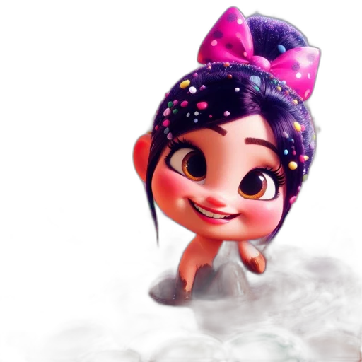 crown, face, staff, 3d render transparent PNG cut-out