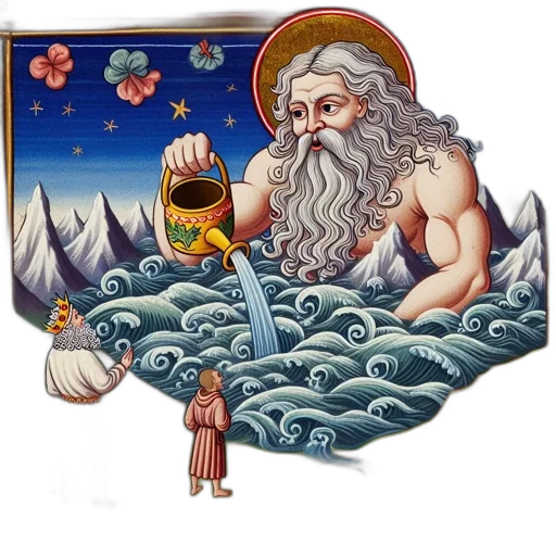 fantasy art, pixel art, concept art, snow transparent PNG cut-out
