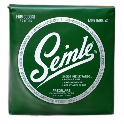 green, package, ernie, ball transparent PNG cut-out