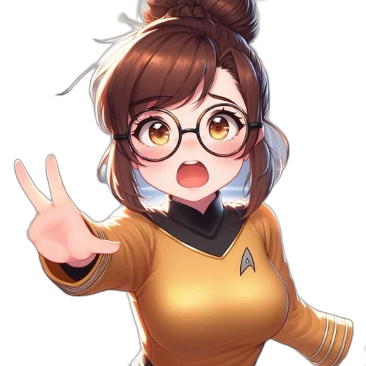 staff, jacket, robot, face transparent PNG cut-out