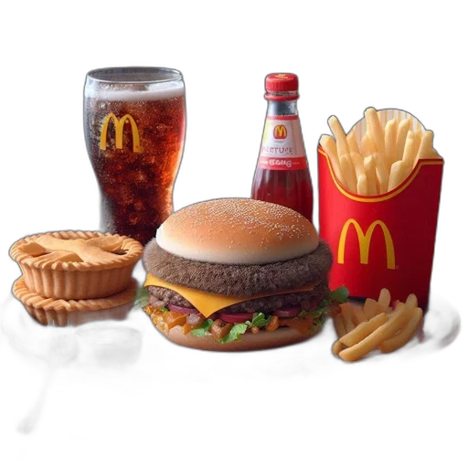 food, weapon, crown, 3d render transparent PNG cut-out