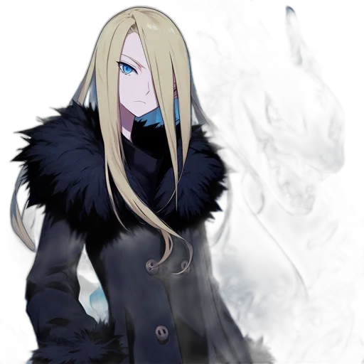 jacket, mask, dragon, staff transparent PNG cut-out