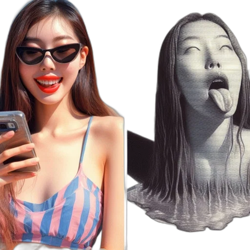 face, mask, photorealistic, 3d render transparent PNG cut-out