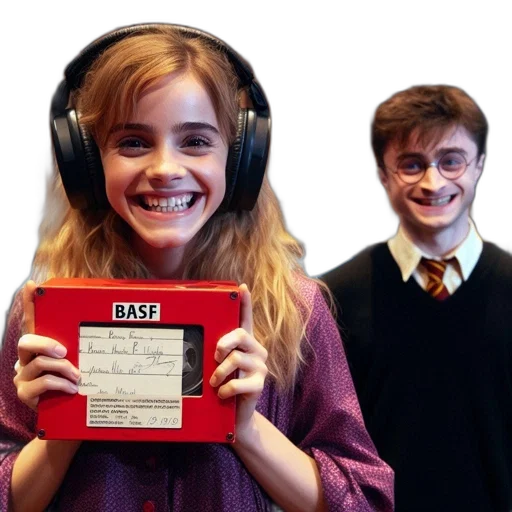 image, features, two, people transparent PNG cut-out